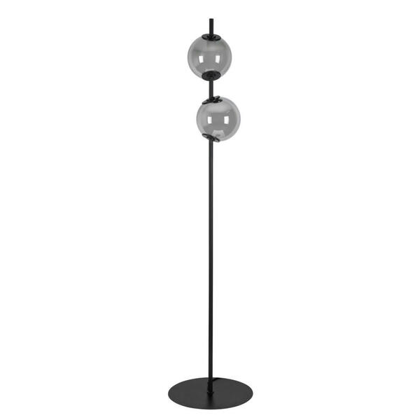 Bild 1 von Dieter Knoll Led-Stehleuchte, Schwarz, Metall, Kunststoff, Glas, Uni,Uni, F, 168 cm, Fußschalter, Lampen & Leuchten, Leuchtenserien