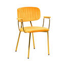 Bild 1 von Mid.you Armlehnstuhl-Set, Orange, Textil, Stativgestell, 63x80x51 cm, Esszimmer, Stühle, Esszimmerstühle, Esszimmerstühle-Set