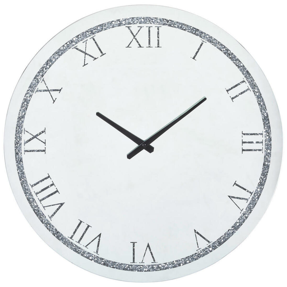 Bild 1 von Xora Wanduhr, Silber, Glas, 60x60x3.7 cm, RoHS, CE, Dekoration, Uhren, Wanduhren