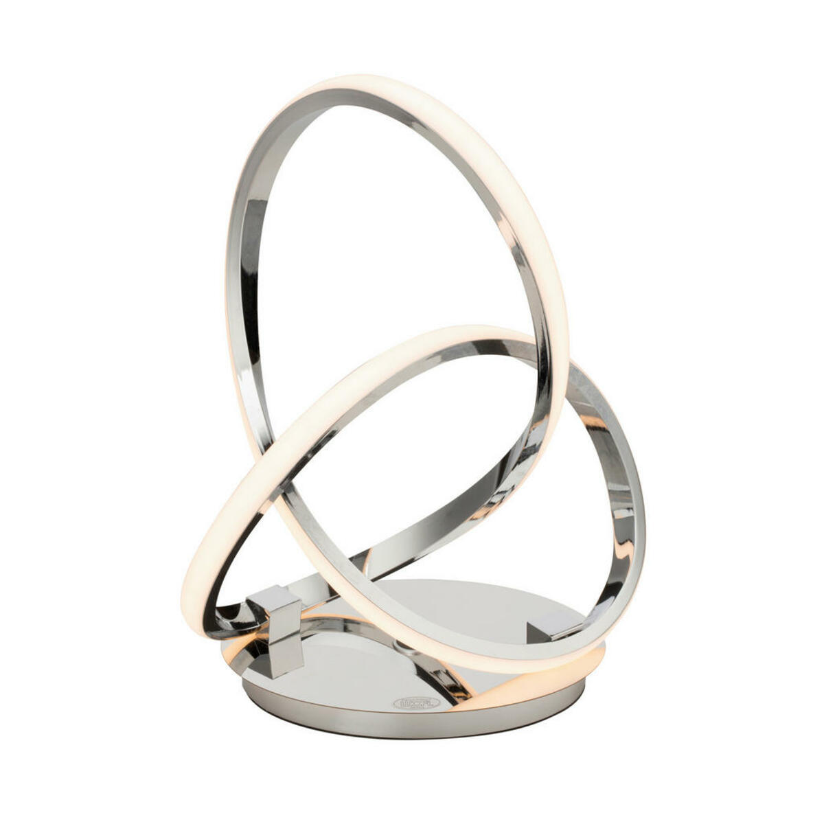 Bild 1 von Ambiente Led-Tischleuchte, Chrom, Metall, Kunststoff, Uni,Uni, rund,rund, 24x33x14 cm, RoHS, Europäischer Sicherheitsstandard, 3 Helligkeitsstufen, Lampen & Leuchten, Innenbeleuchtung, Tischlampen