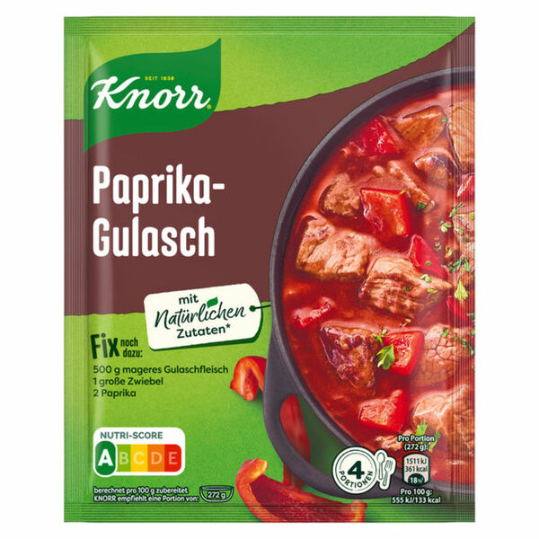 Bild 1 von Knorr 3 x Fix Paprika Gulasch