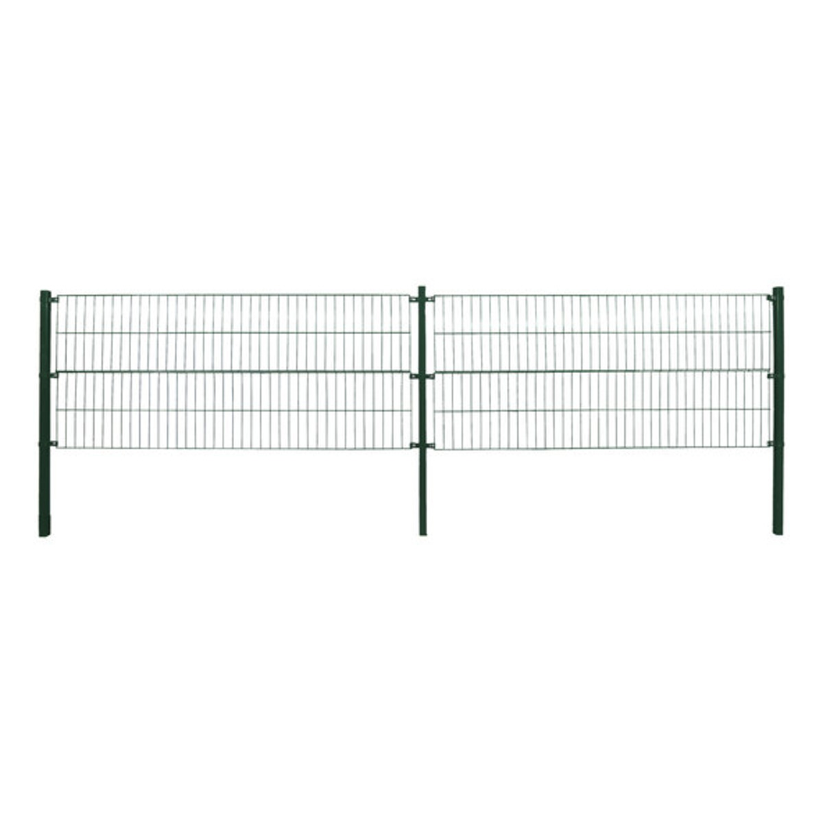 Bild 1 von Modulares Zaunsystem, Doppelstabmattenzaun Morata, grün, 160cm x 10m