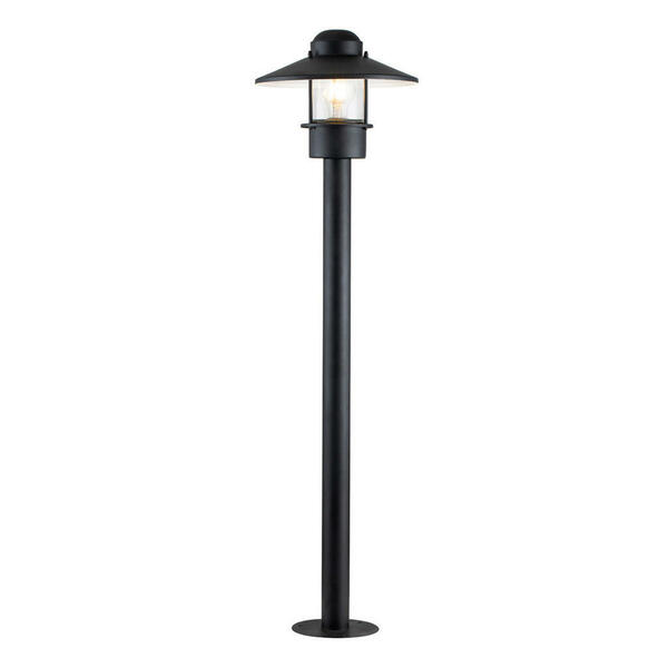 Bild 1 von Elstead Lighting Pollerleuchte Elstead Klampenborg, Schwarz, Metall, Glas, 101.8 cm, Grüner Punkt, RoHS, Lampen & Leuchten, Leuchtenserien