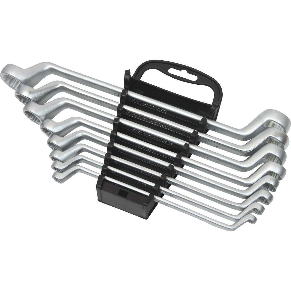 Bild 1 von FAMEX 10154-8 Doppelringschlüssel Satz in Kunststoffhalter - 8-tlg