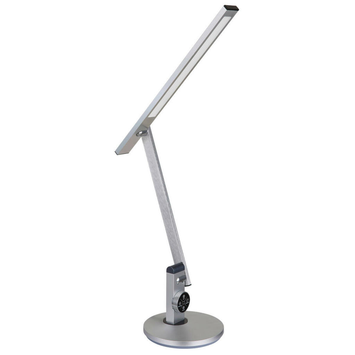 Bild 1 von Globo Led-Schreibtischleuchte, Opal, Silber, Metall, Kunststoff, G, 19x49.9 cm, 3-fach schaltbar, Farben fixierbar, Touch (on/off), Timerfunktion, Farbtemperaturwechsler, Lampen & Leuchten, Leuchtens