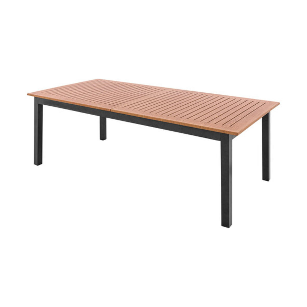 Bild 1 von Aluminium-Ausziehtisch, 220/280 x 100 cm, Holzoptik