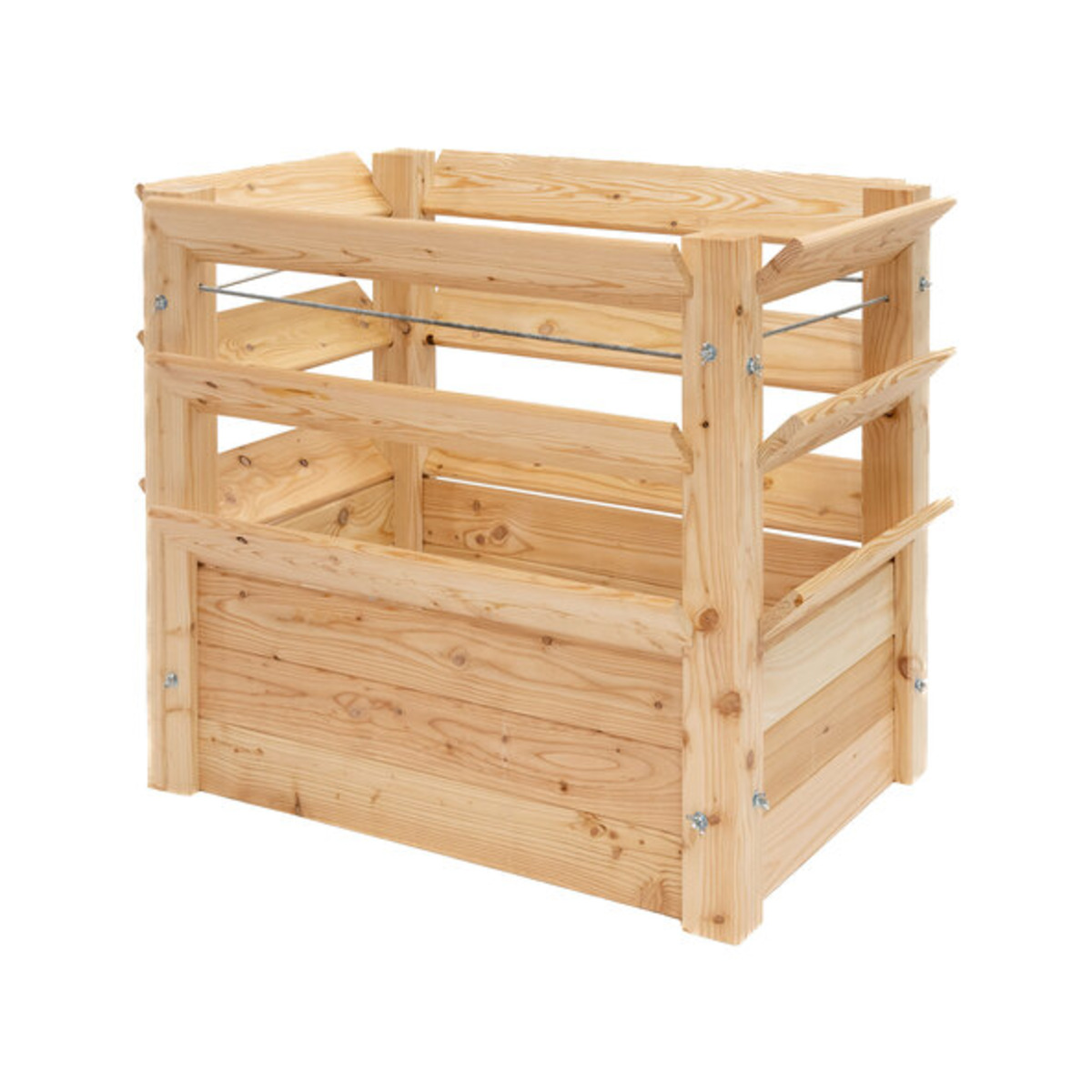 Bild 1 von Lärchenholz-Hochbeet Premium XL Natur, 91 x 66 x 73 cm