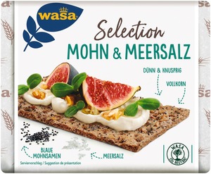 Wasa Knäckebrot Mohn & Meersalz (245 g)