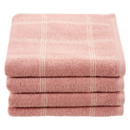 Bild 1 von Frottierserie Square Handtuch, rosa, 2 x 2er Set