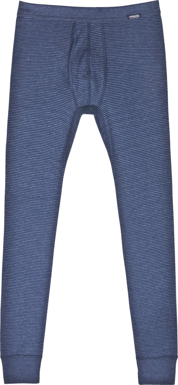 Bild 1 von Ammann Unterhose, lang, Eingriff, für Herren, blau, M