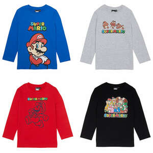 Kinder-Langarm-Shirts »Super Mario«