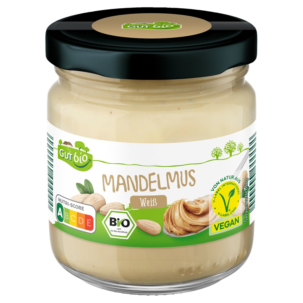Bild 2 von GUT BIO Bio-Mandelmus 180 g