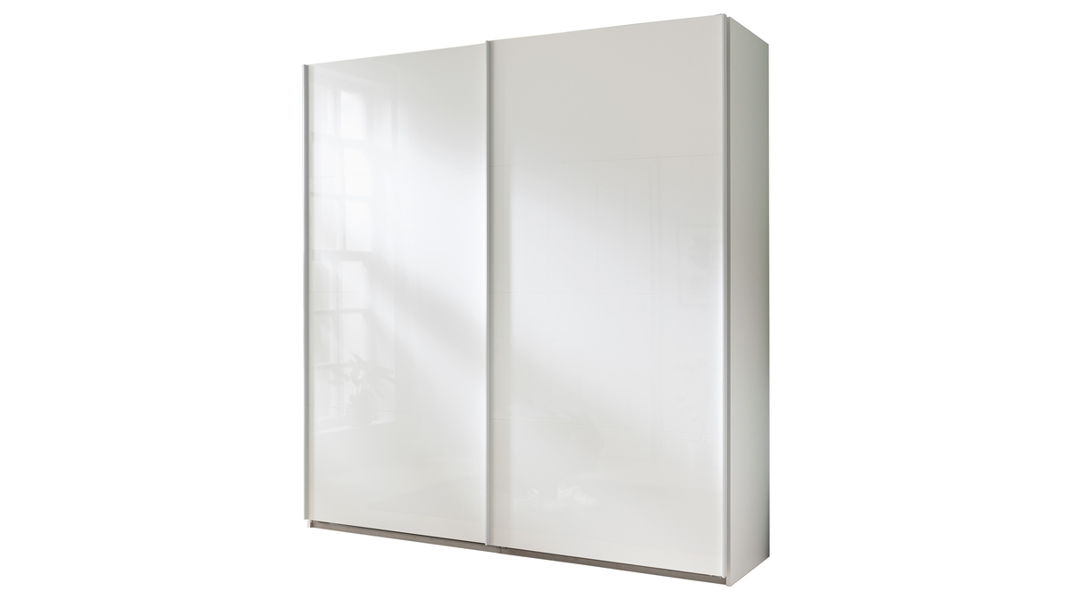 Bild 1 von Schwebetürenschrank weiß hochglanz 203 cm - PARIS