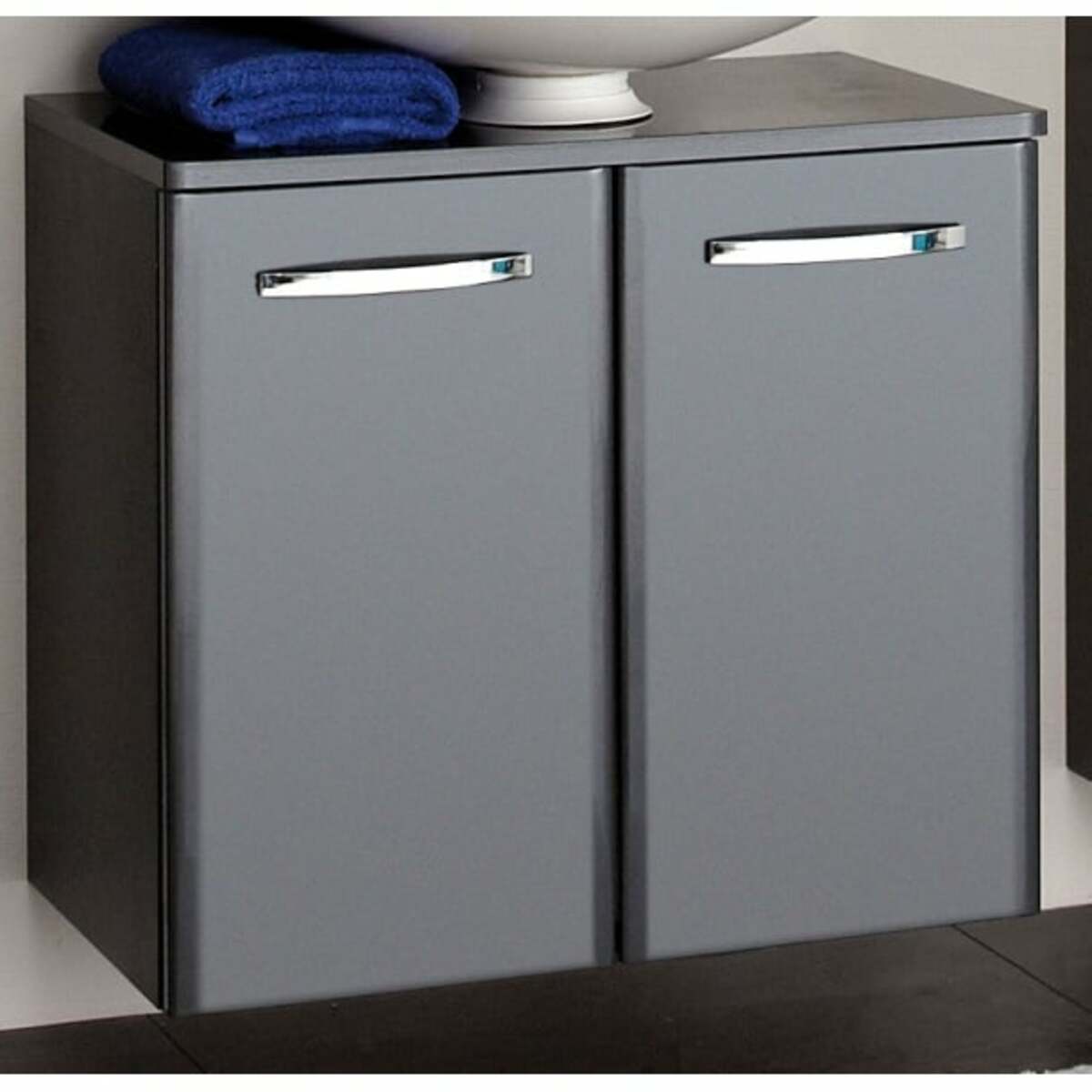 Bild 1 von Waschbeckenunterschrank Serie 327/60 Anthrazit 60x53x33 cm