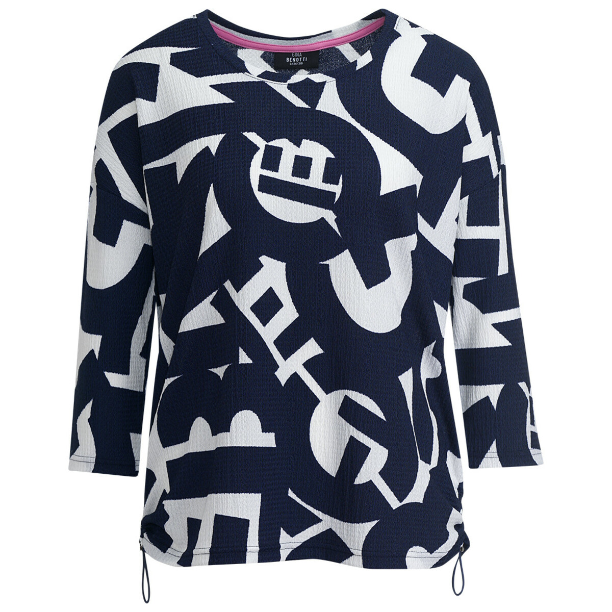 Damen Leo Shirt Mit Raffung - Animal Print Bluse Von CECIL