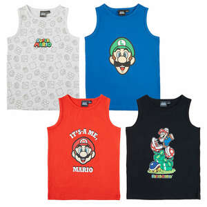 Kinder-Unterhemden »Super Mario«