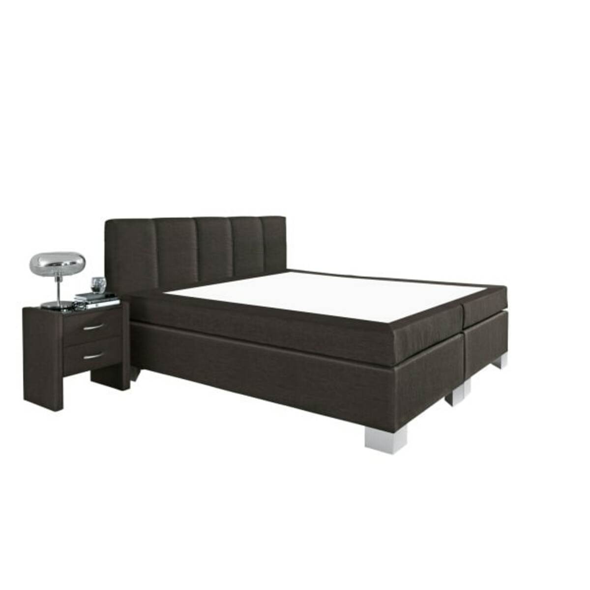 Bild 1 von Boxspringbett Holiday Stoffbezug Anthrazit ca. 200 x 200 cm