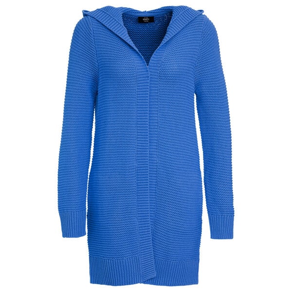 Bild 1 von Damen Strickjacke mit Kapuze BLAU