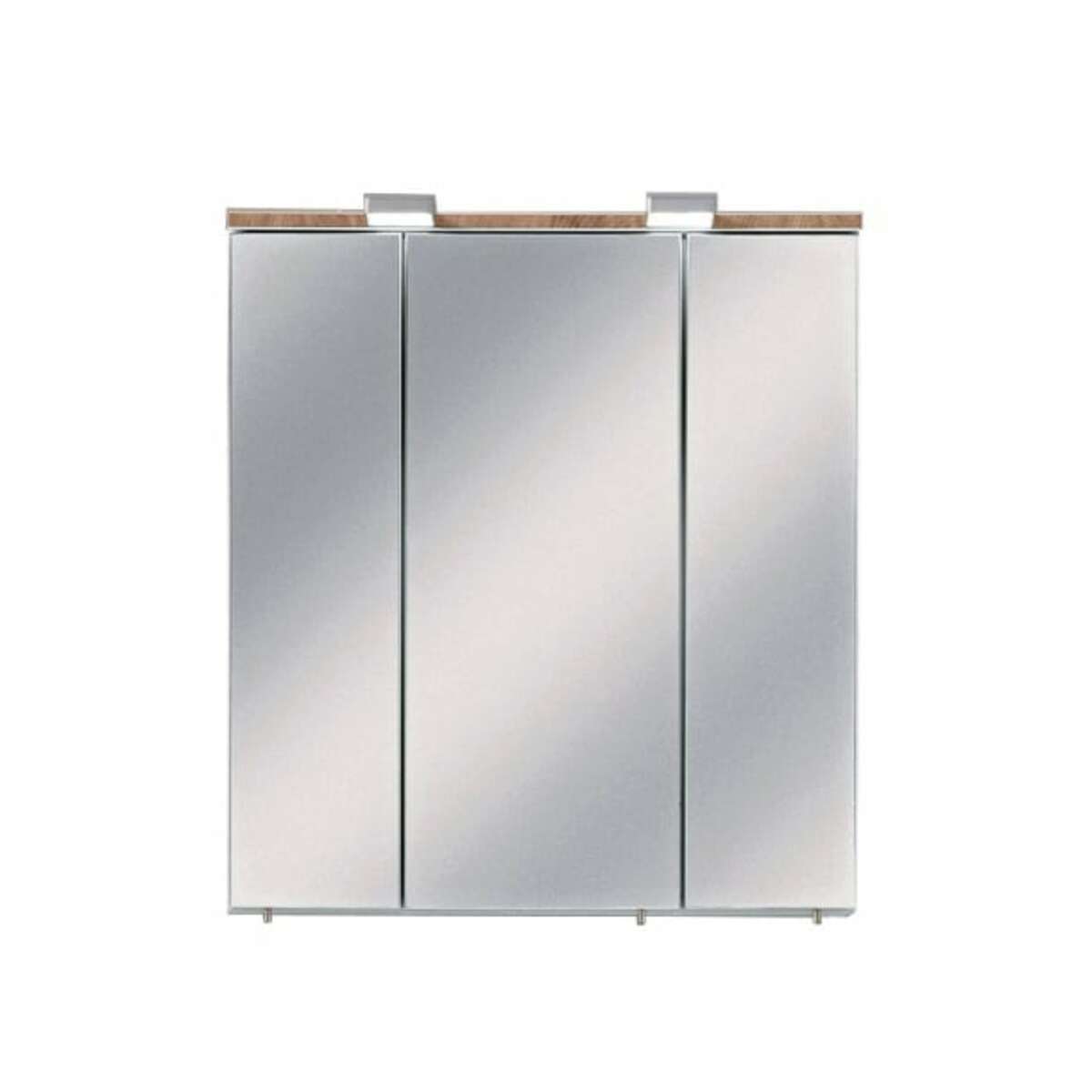 Bild 1 von Spiegelschrank Serie 931/65 weiß/Eiche Riviera 65x70x20 cm