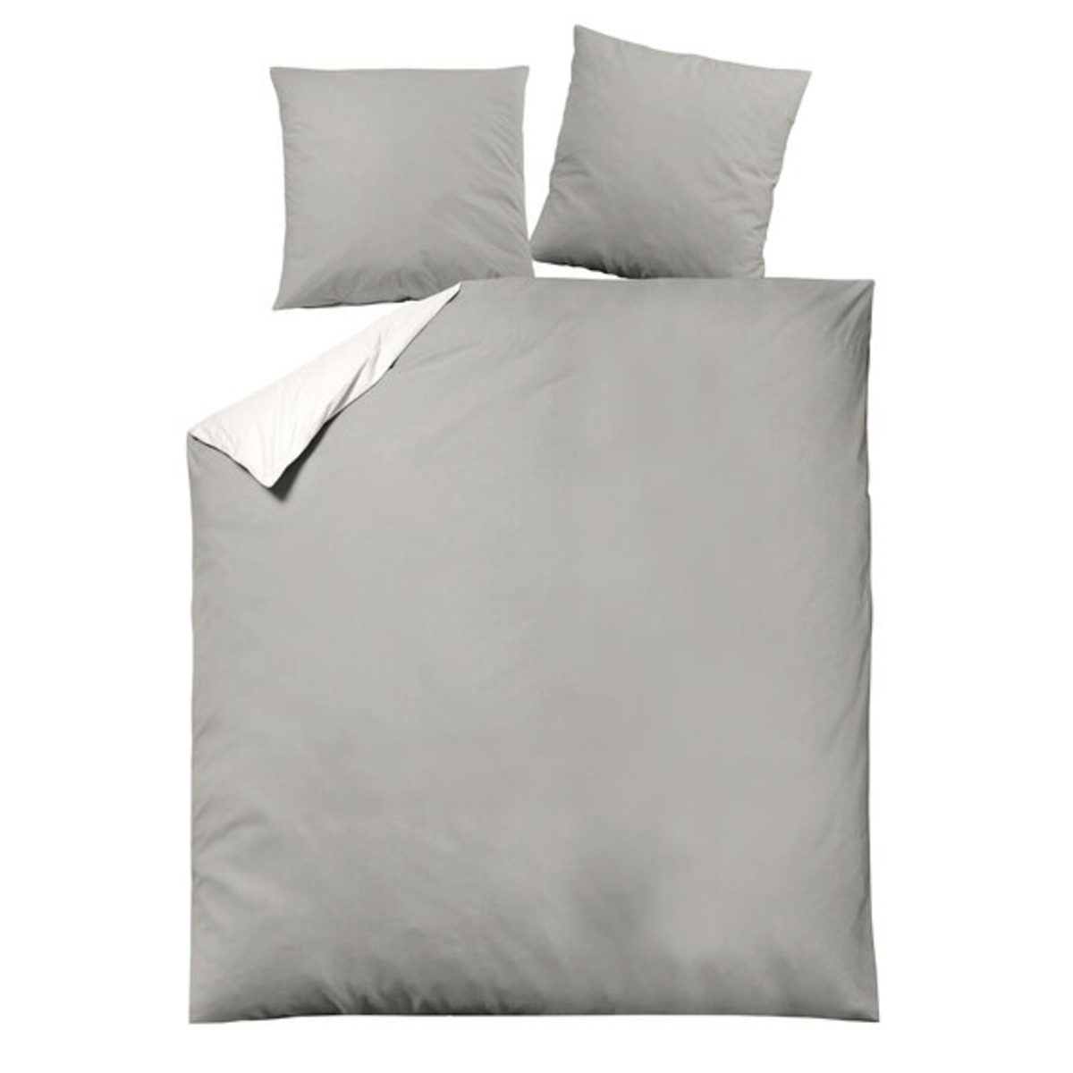 Bild 1 von Bettwäsche Luxus Satin, 200 x 220 cm, silber