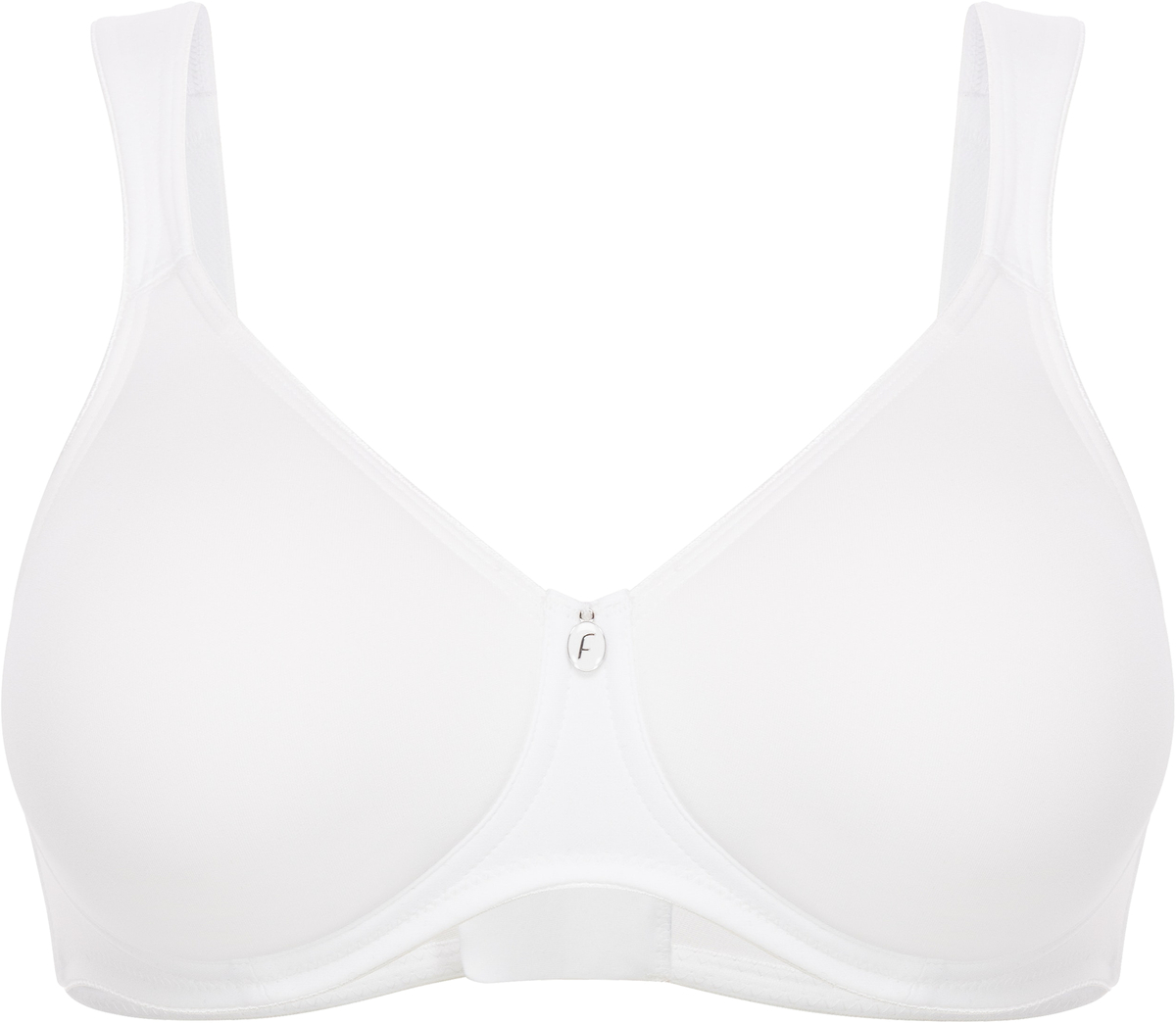 Bild 1 von felina BH, ohne Bügel, nahtlose Cups, für Damen, weiß, 100D