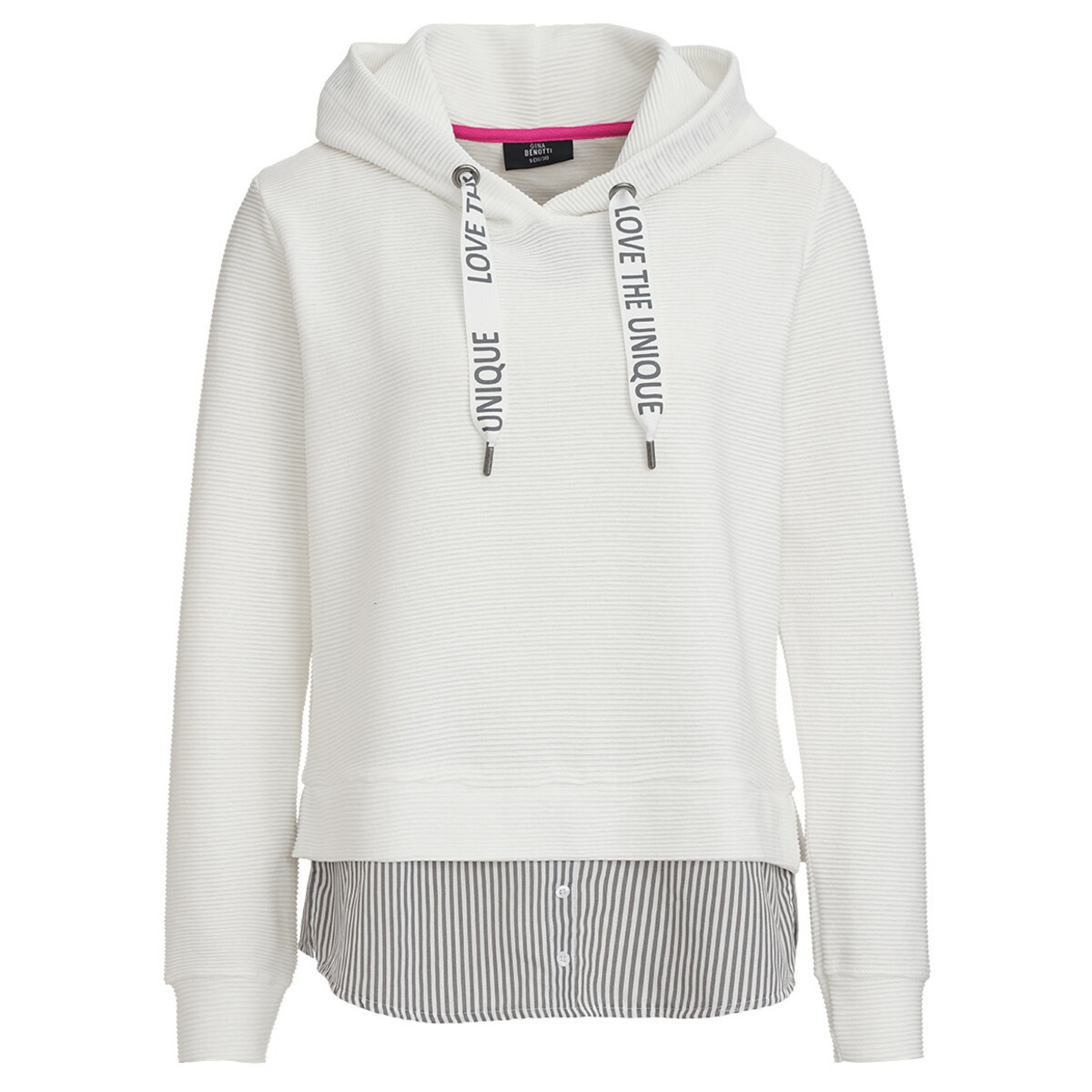 Bild 1 von Damen Sweatshirt im Lagen-Look WEISS