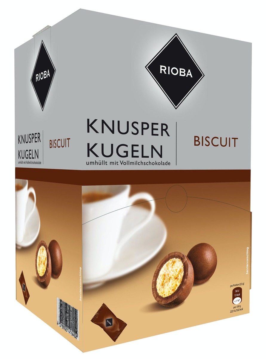 Bild 1 von Rioba Knusperkugeln mit Vollmilch (350 g)