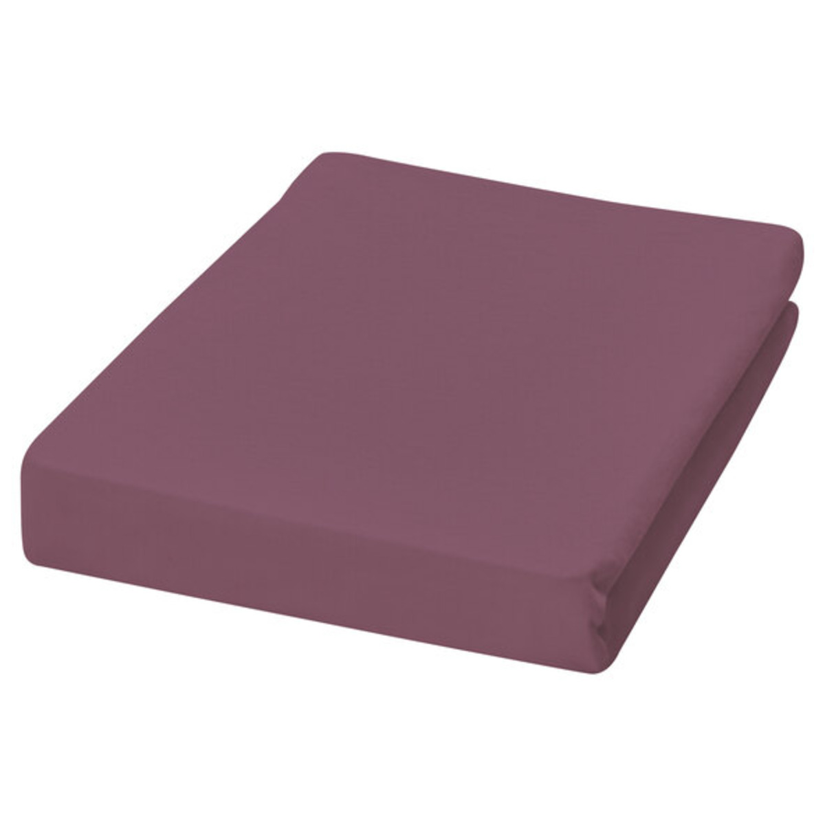 Bild 1 von Jersey-Spannbetttuch, 90-100 x 200 cm, bordeaux