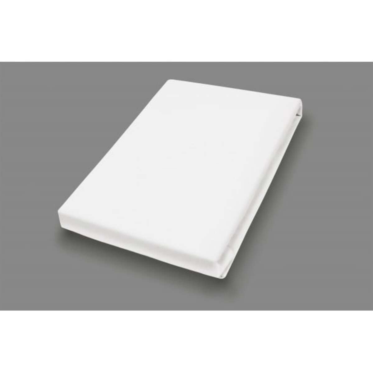 Bild 1 von Elasthan-Jersey Spannbetttuch Baumwolle Weiß