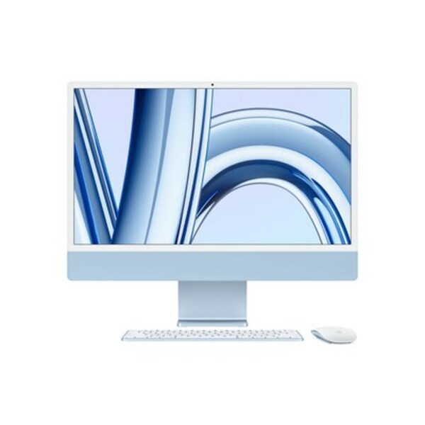 Bild 1 von Apple iMac 24" Retina 4,5K 2023 M3/8/256GB 8C GPU Blau MQRC3D/A
