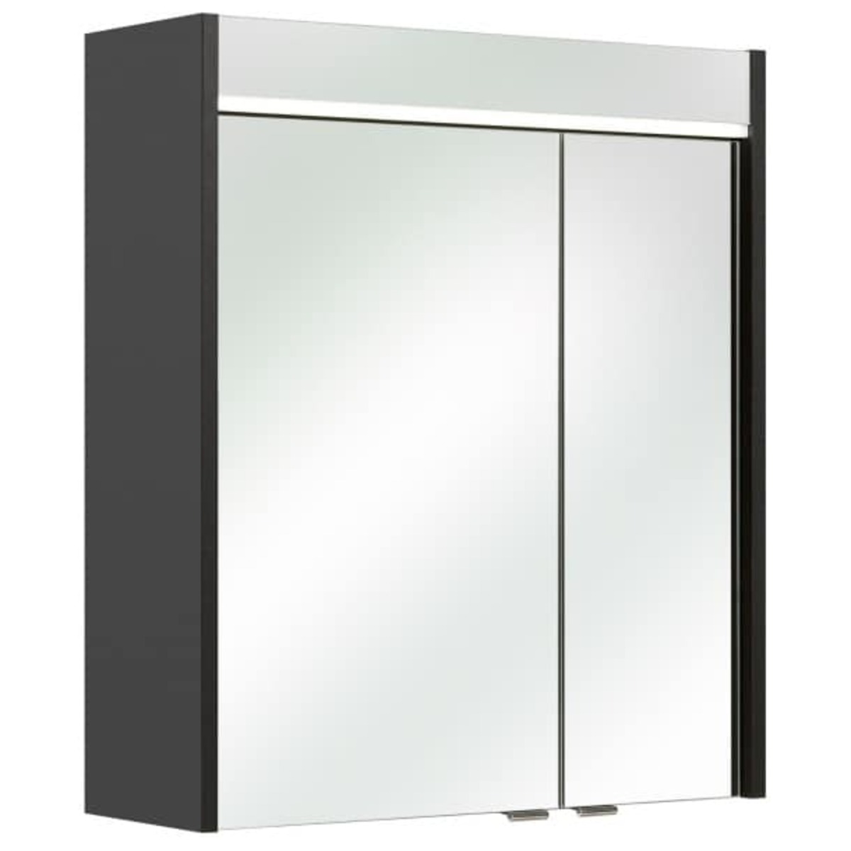 Bild 1 von Spiegelschrank Serie 327/60 Anthrazitgrau 60x70x20 cm