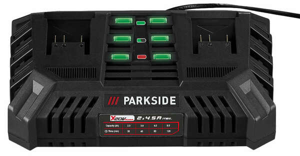 Bild 1 von PARKSIDE® Akku-Doppelladegerät 20 V »PDSLG 20 B1«