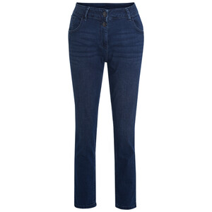 Damen Slim-Jeans im 5-Pocket-Style DUNKELBLAU