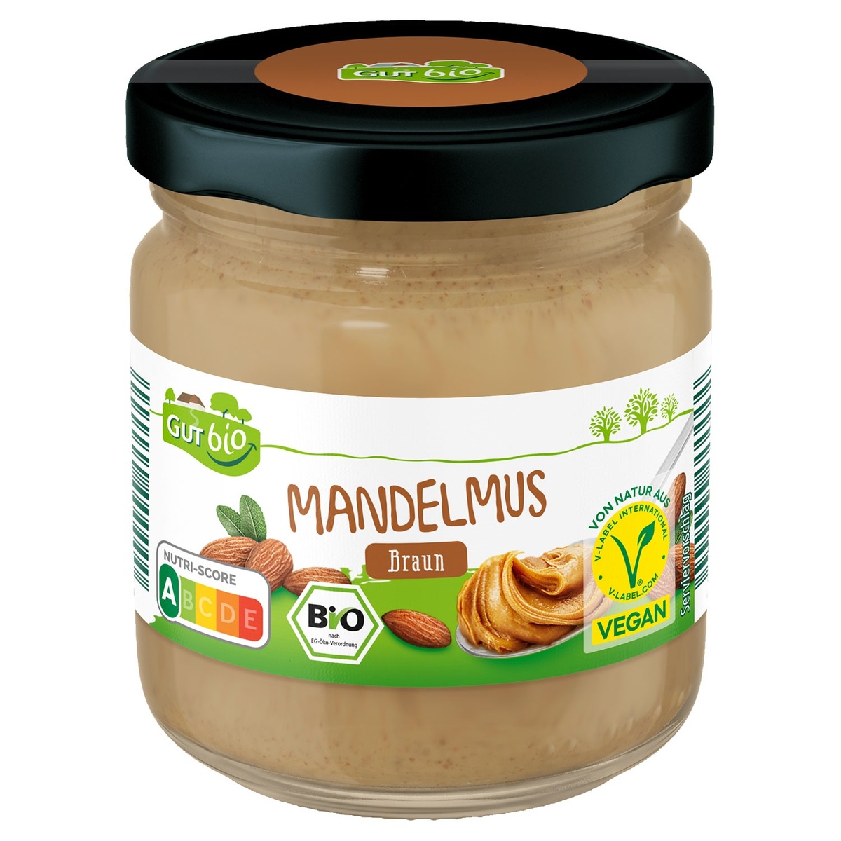 Bild 1 von GUT BIO Bio-Mandelmus 180 g