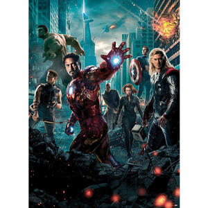 Komar Fototapete Avengers Movie Poster B/H: ca. 184x254 cm