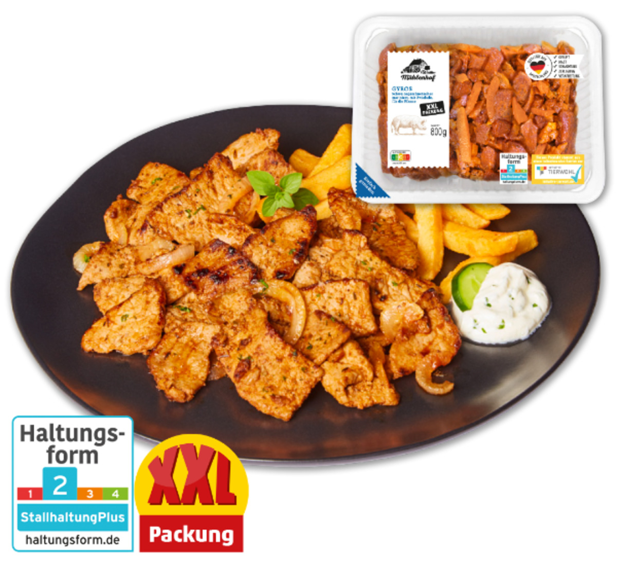 Bild 1 von MÜHLENHOF Frisches Schweine-Geschnetzeltes*