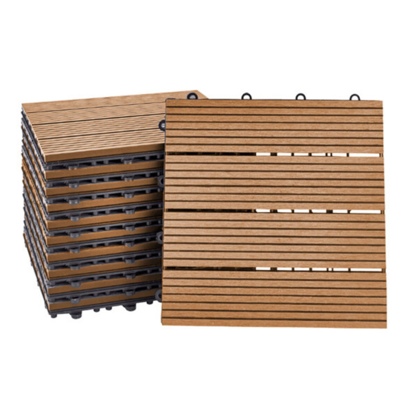 Bild 1 von WPC-Holzfliesen Bavaro, 3m²-Paket, teak