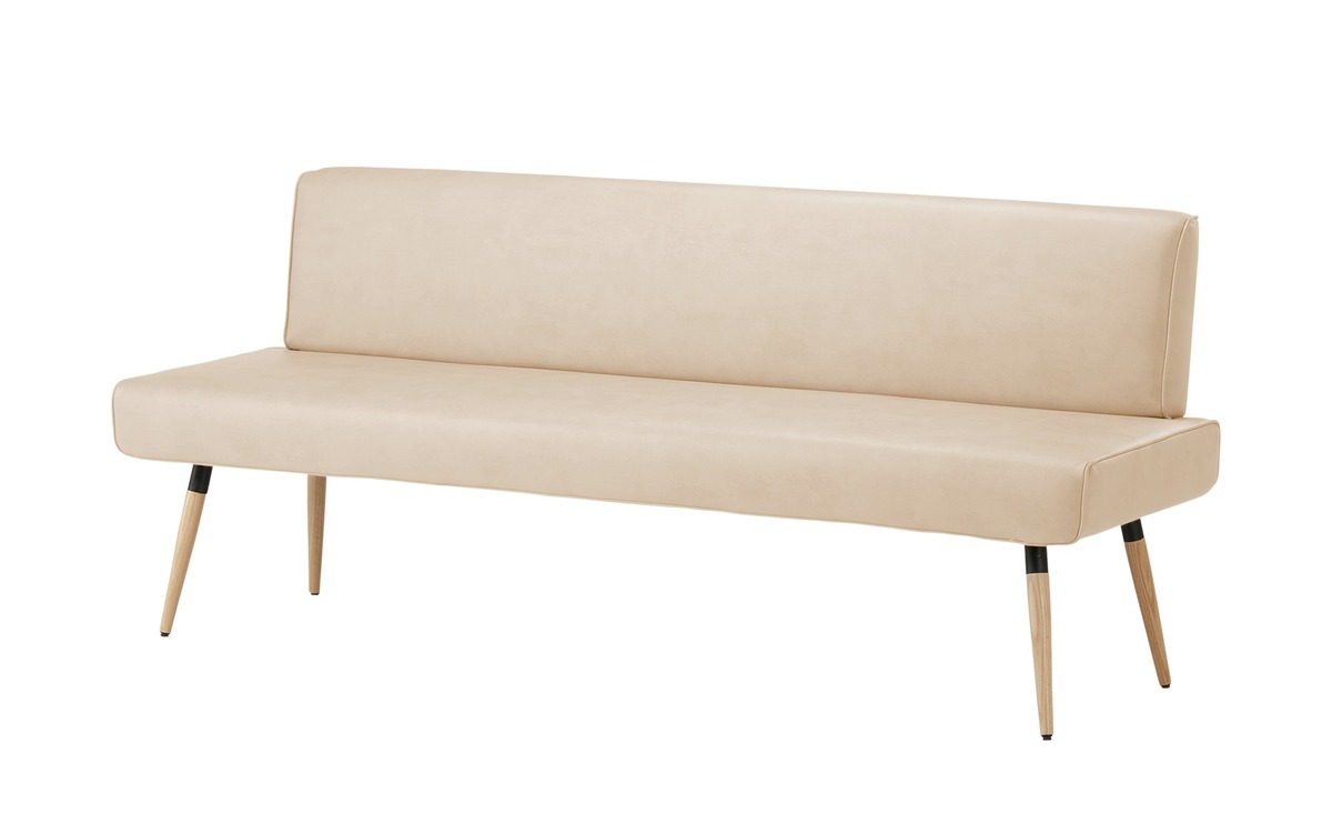 Bild 1 von Polsterbank  massiv beige Maße (cm): B: 200 H: 87 T: 62 Bänke