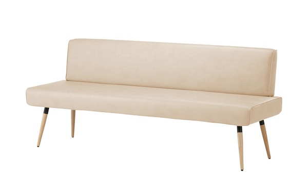 Bild 1 von Polsterbank  massiv beige Maße (cm): B: 200 H: 87 T: 62 Bänke