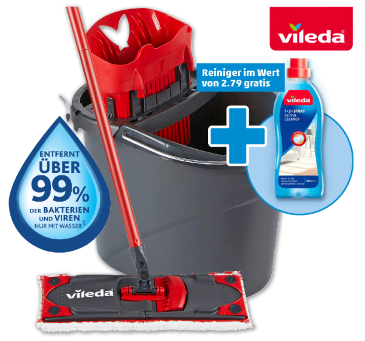 Bild 1 von VILEDA Bodenwischer-Komplett-Set ULTRAMAX*