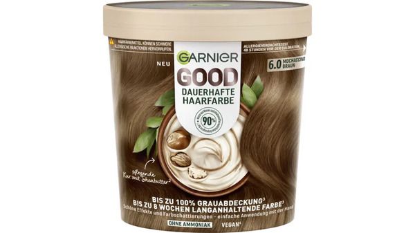 Bild 1 von Garnier Good Dauerhafte Haarfarbe 6.0 Mochaccino Braun