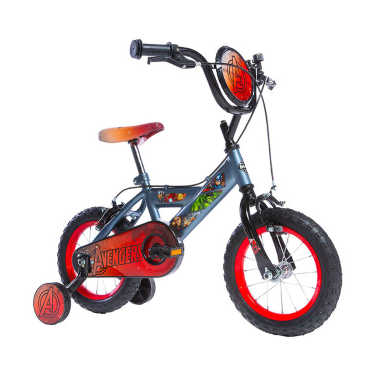 Bild 1 von Kinder-Fahrrad Avengers 12 Zoll, grau/schwarz