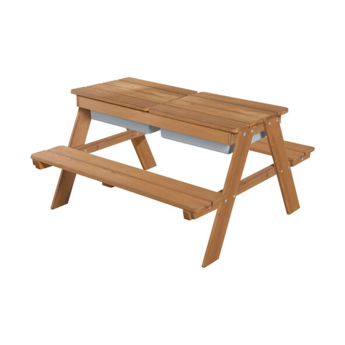 Bild 1 von Roba Outdoor-Kinder-Sitzgruppe Play for 4, teak