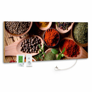 800W marmony® Infrarot-Heizung Motiv "Spice"