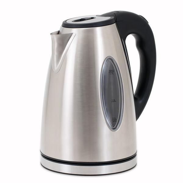 Bild 3 von monzana® Wasserkocher Silber/Schwarz Edelstahl 1,7L