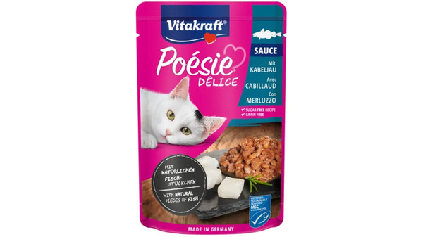 Bild 1 von Vitakraft Katzennassfutter Poésie® Déli Sauce + Kabeljau