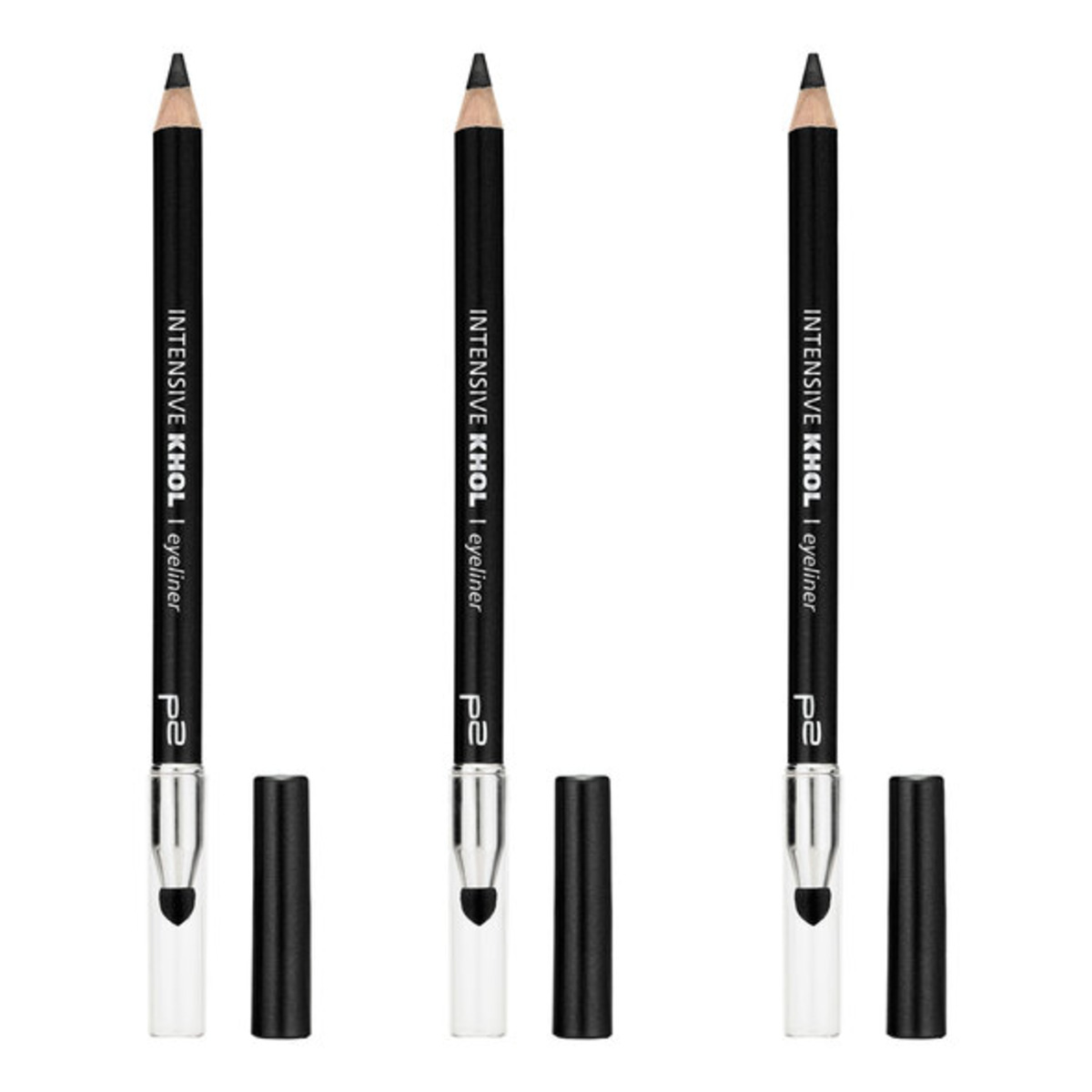 Bild 1 von P2 Intensive Khol Eyeliner, 010, 3er Multipack