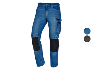 PARKSIDE PERFORMANCE® Herren Jeans-Arbeitsbundhose mit Baumwolle