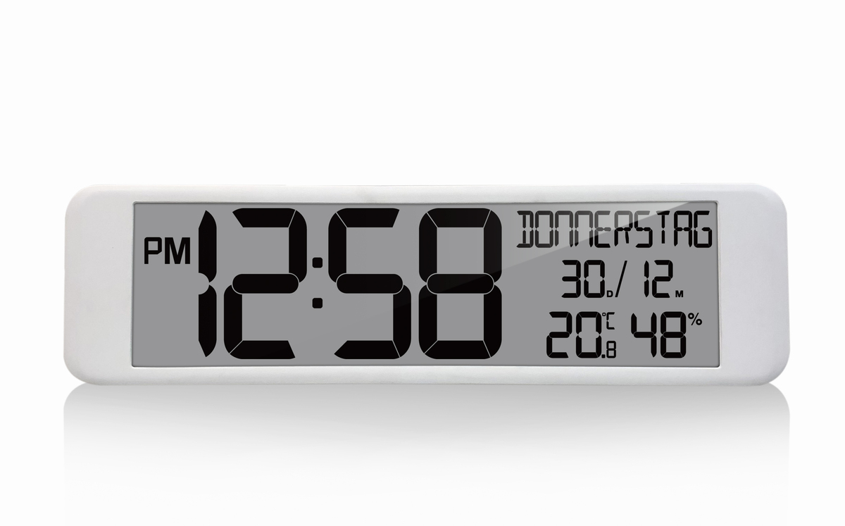 Bild 3 von Technoline WS8120 - XXL Funkwanduhr digital, Temperatur- und Luftfeuchteanzeige, 44 cm