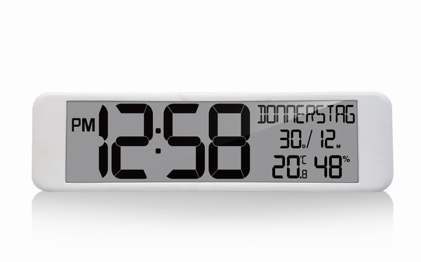 Bild 3 von Technoline WS8120 - XXL Funkwanduhr digital, Temperatur- und Luftfeuchteanzeige, 44 cm
